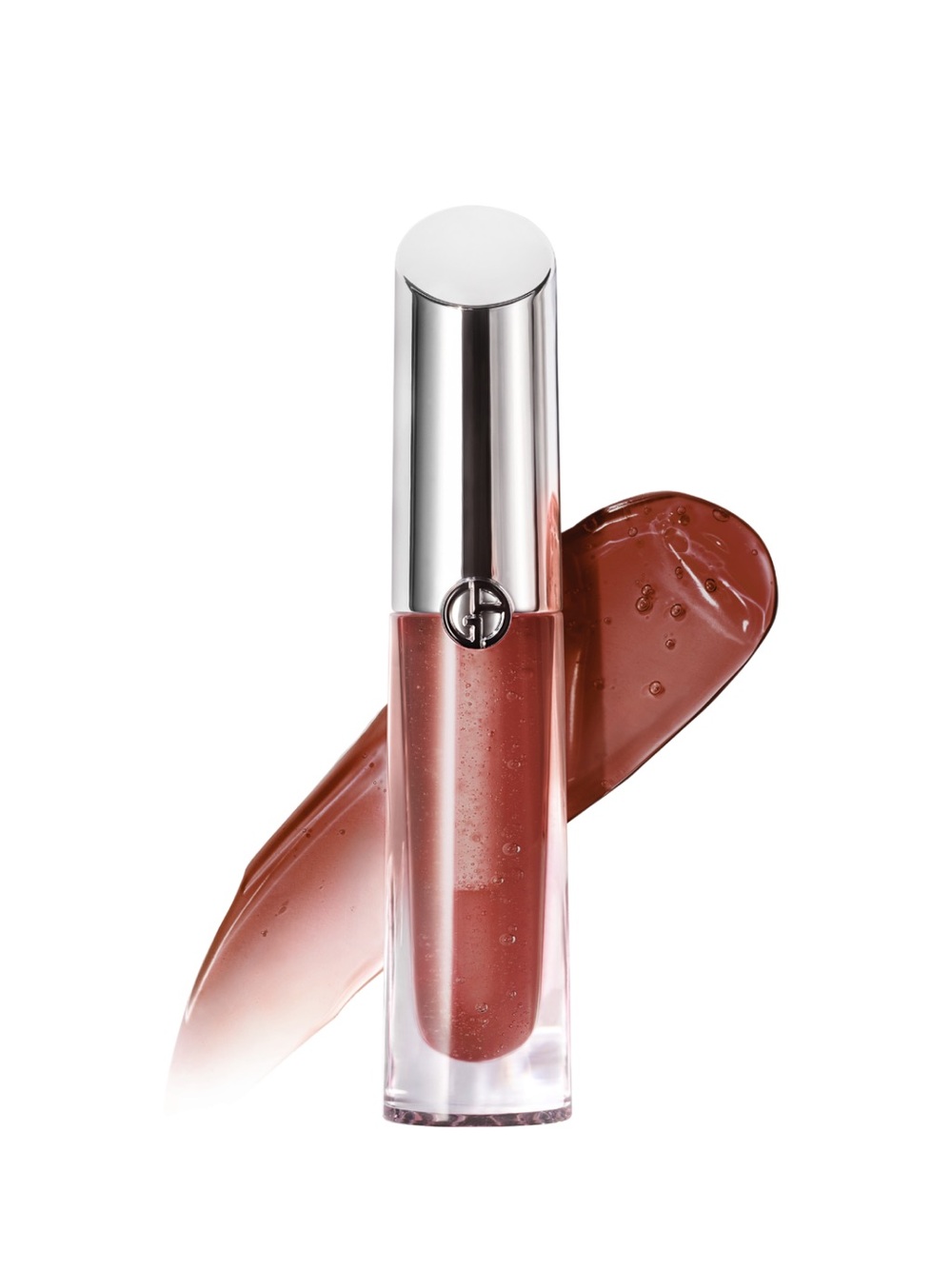 Armani Prisma Glass Hydrating Lip Gloss with Squalene in Shade 06 Amber Shine